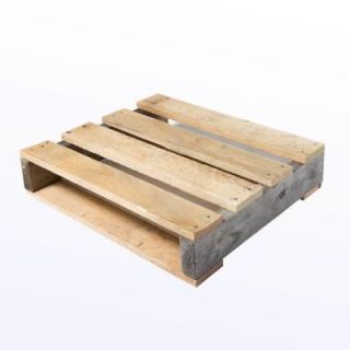 Crates & Pallet 24 in. x 24 in. x 5 in. Reclaimed Wood Quarter Pallet Kit 94716