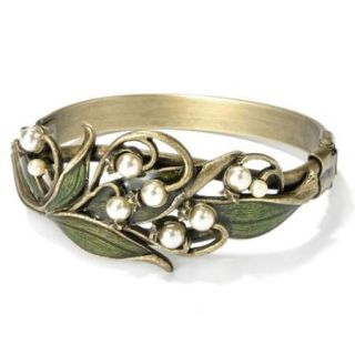 Sweet Romance Art Nouveau Lily of the Valley Bracelet