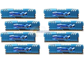G.SKILL Ripjaws Z Series 64GB (8 x 8GB) 240 Pin DDR3 SDRAM DDR3 2400 (PC3 19200) Desktop Memory Model F3 2400C11Q2 64GZM