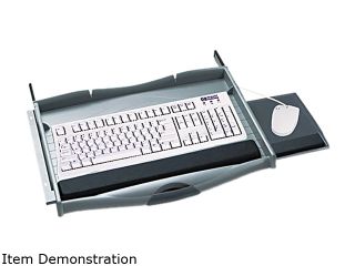 Safco 2213 Premium Keyboard Drawer, 21 3/4 x 13 1/4, Charcoal