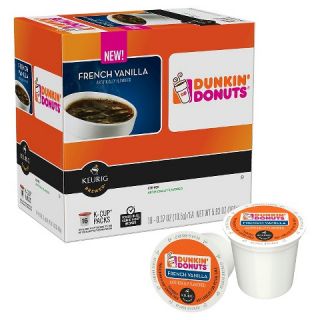 Dunkin Donuts French Vanilla Coffee K Cups 16 ct