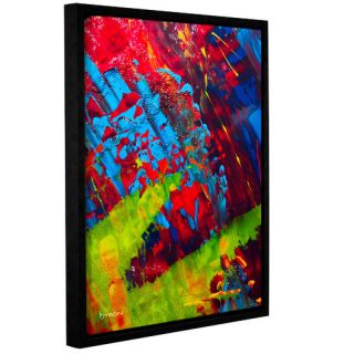 Fun by Byron May Floater Framed Painting Print on Wrapped Canvas by