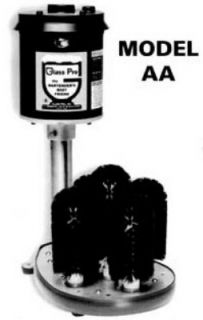 Bar Maid AA 220V Upright Glass Washer w/ (4) 7 in Brushes & (1) 8 in Center Brush, Export