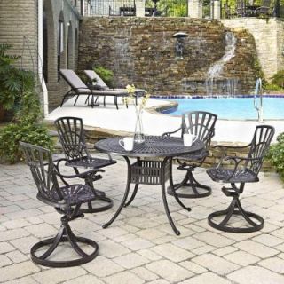 Home Styles Largo 42 in. 5 Piece Patio Dining Set 5560 305