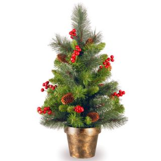 National Tree Co. Crestwood Spruce 2 Green Small Artificial Christmas