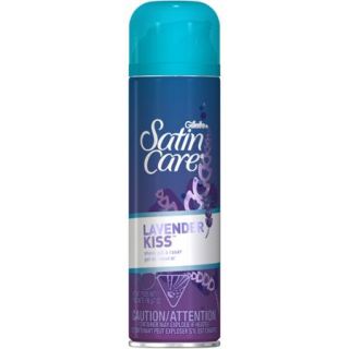 Gillette Satin Care Lavender Kiss Women's Shave Gel, 7 oz