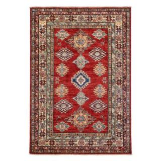 Solo Rugs Kazak Red 3 ft. 1 in. x 5 ft. 10 in. Indoor Area Rug M1760 129