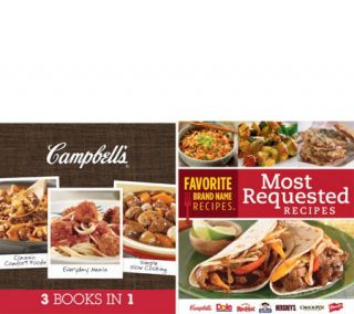 Campbells 3 Books in 1 & Most Requested Recipes (2) Book Set   F12196 —