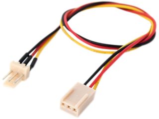 Link Depot POW 12 EXT 12" Power Supply 3 Pin Fan Extension Cable