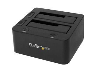 StarTech USB 3.0 Dual Hard Drive Docking Station with UASP for 2.5/3.5 Inch HDD/SSD SATA 6 Gbps (SDOCK2U33)