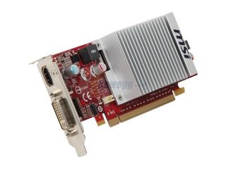 MSI GeForce 8400 GS DirectX 10 N8400GS MD256H/TC 512MB Turbocache (256M) 64 Bit PCI Express 2.0 x16 HDCP Ready Low Profile Video Card