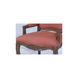 Bernards French Provincial Fabric Arm Chair
