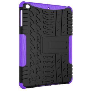 rooCASE Heavy Duty Trac Armor Hybrid Dual layer Case with Kickstand