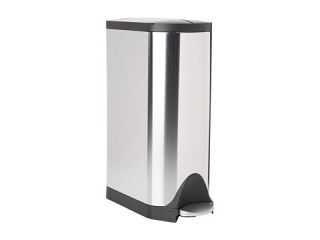 Simplehuman 30l Butterfly Step Trash Can W Plastic Lid Fingerprint Proof Stainless Steel