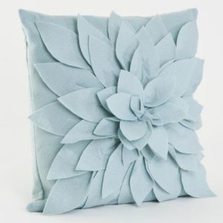 Saro Flower Throw Pillow