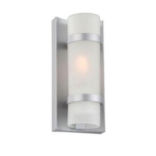 Acclaim Lighting Apollo Collection Wall Mount 1 Light Outdoor Brushed Silver Light Fixture 4700BS