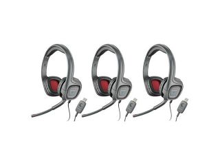 Plantronics Audio 655 USB Stereo Corded Headset (3 Pack)