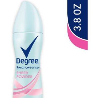 Degree MotionSense Sheer Powder Dry Spray Anti Perspirant, 3.8 oz