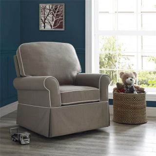 Baby Relax Remi Pewter Swivel Glider