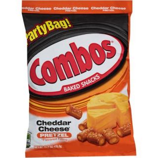Combos Cheddar Cheese Pretzel Baked Snacks, 15 oz