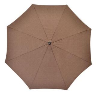 Plantation Patterns 7 1/2 ft. Patio Umbrella in Brown Solid 9714 01222900