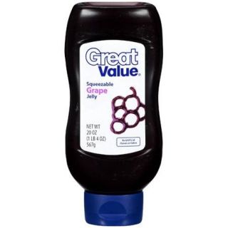 Great Value Squeezable Grape Jelly, 20 oz