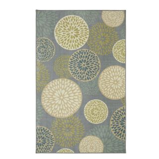 Mohawk Home Foliage Friends Garden Brown Rectangular Indoor Tufted Area Rug (Common 8 x 10; Actual 96 in W x 120 in L)