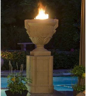 American Fyre Designs Piage Fire Urn & Pedestal   Fire Pits