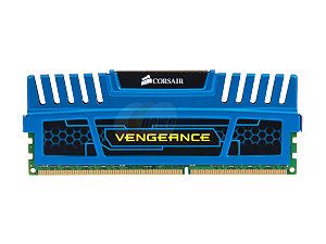 CORSAIR Vengeance 8GB 240 Pin DDR3 SDRAM DDR3 1600 (PC3 12800) Desktop Memory Model CMZ8GX3M1A1600C10B