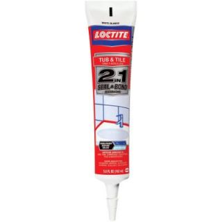 Loctite 5.5 fl. oz. White 2 in 1 Seal and Bond Tub and Tile Sealant (12 Pack) 1936538