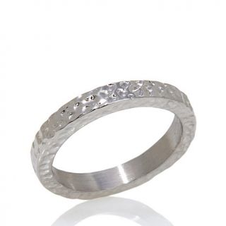 Emma Skye Jewelry Designs Hammered Texture Stainless Steel Band Ring   7755507