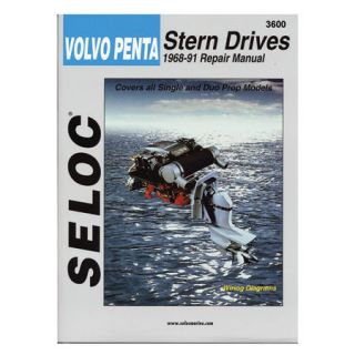Seloc Marine Stern Drive  Inboard Repair Manual for Volvo/Penta 68   91 87695