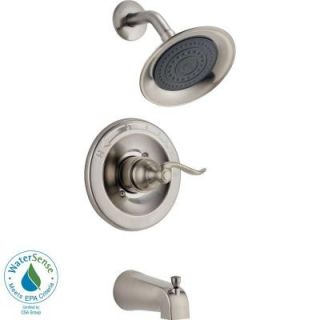 Delta Windemere 1 Handle Tub and Shower Faucet Trim Kit in Stainless (Valve Not Included) BT14496 SS