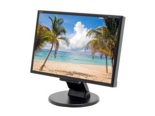 NEC Display Solutions LCD225WXM BK Black 22" 5ms Widescreen LCD Monitor w/ Built in Speakers  300 cd/m2 1000:1 w/ Height & Swivel Adjustments
