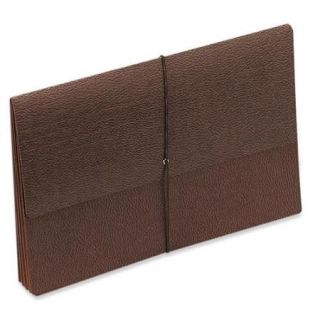Smead 71456 Leather like Expanding Wallets With Elastic Cord   10" X 15"   3.50" Expansion   Leather   1 Each (SMD71456)