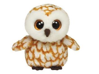 Swoops Brown Owl Boo Medium   Bird Stuffed Animal by Ty (36995)