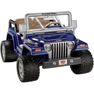 Fisher Price Power Wheels Jeep Wrangler Rubicon 12 Volt Battery Powered Ride On