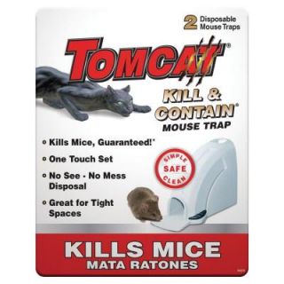 Tomcat Kill and Contain Mouse Trap (2 Pack) 0360610PM
