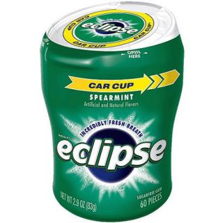 Eclipse Spearmint Sugarfree Gum, 60 piece bottle