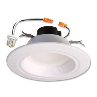 Halo 5 in. and 6 in. 3000K Matte White Recessed Retrofit Baffle Trim LED Module 90 CRI RL560WH6930R