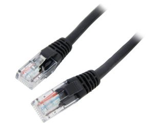 C2G 00407 20 ft. Cat 5E Black 350 MHz Snagless Patch Cable