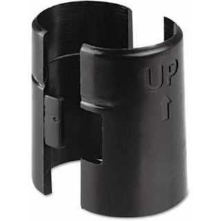 Alera Wire Shelving Shelf Lock clips, Black, 4 Pack