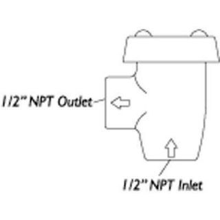 Vacuum Breaker 1/2 Inlet B 0969