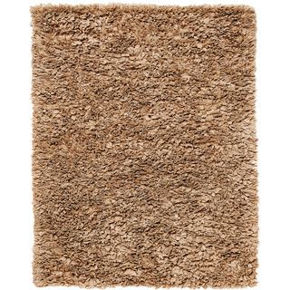 Lea Mocha Brown Paper Shag Area Rug (4 x 6)