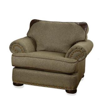 Summit Furnishings Devon Patched Tweed Arm Chair