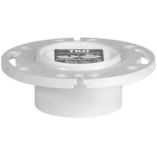 Sioux Chief 3 in. x 4 in. PVC Total Knockout Closet Flange 883 PTPK