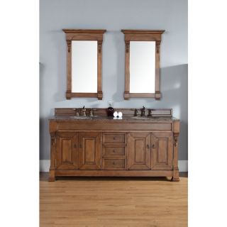 72 inch Brookfield Country Oak Double Vanity   Shopping