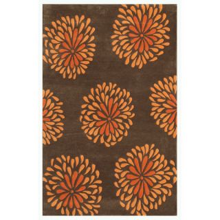 Blossom Orange Area Rug by Noble House