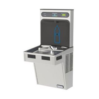 Halsey Taylor HAC Series HydroBoost Bottle Filling Station Refrigerated Drinking Fountain in Platinum Vinyl HTHB HAC8PV WF