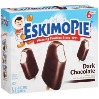 Eskimo Pie Dark Chocolate Frozen Dairy Dessert, 15 oz